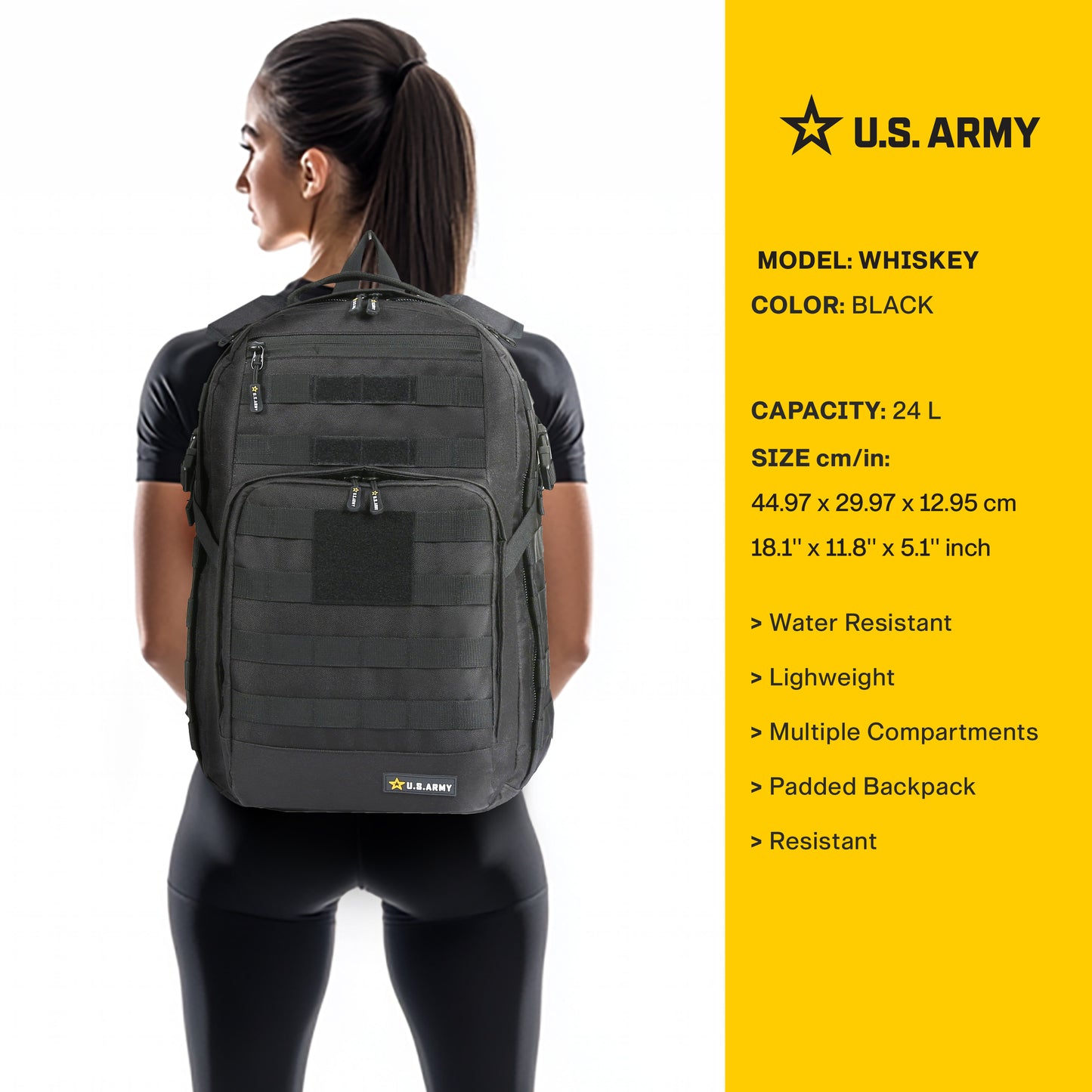 U.S. Army Whiskey Backpack 24L