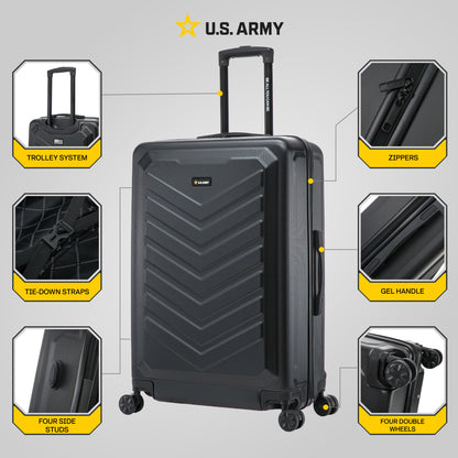 U.S. ARMY FOX 28" Large Suitcase