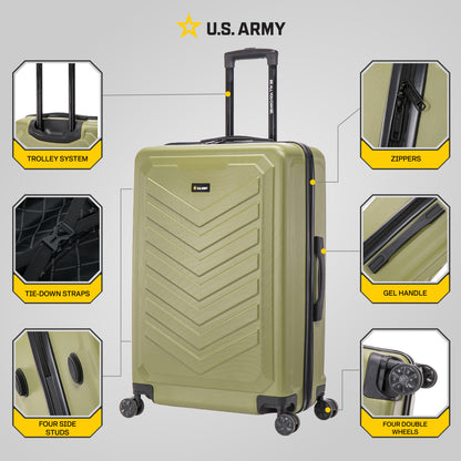 U.S. ARMY FOX 28" Large Suitcase