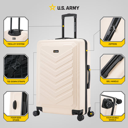 U.S. ARMY FOX 28" Large Suitcase