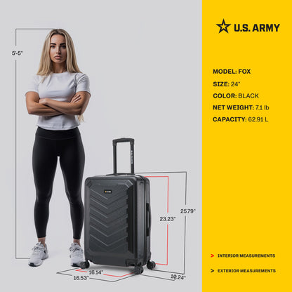 U.S. ARMY FOX 24" Medium Suitcase