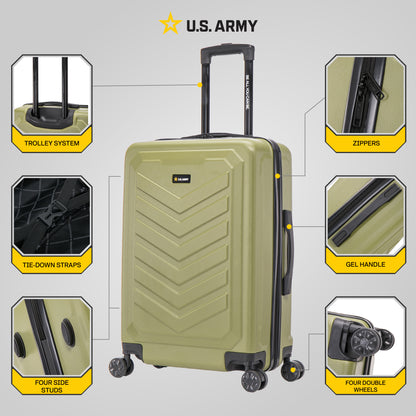 U.S. ARMY FOX 24" Medium Suitcase