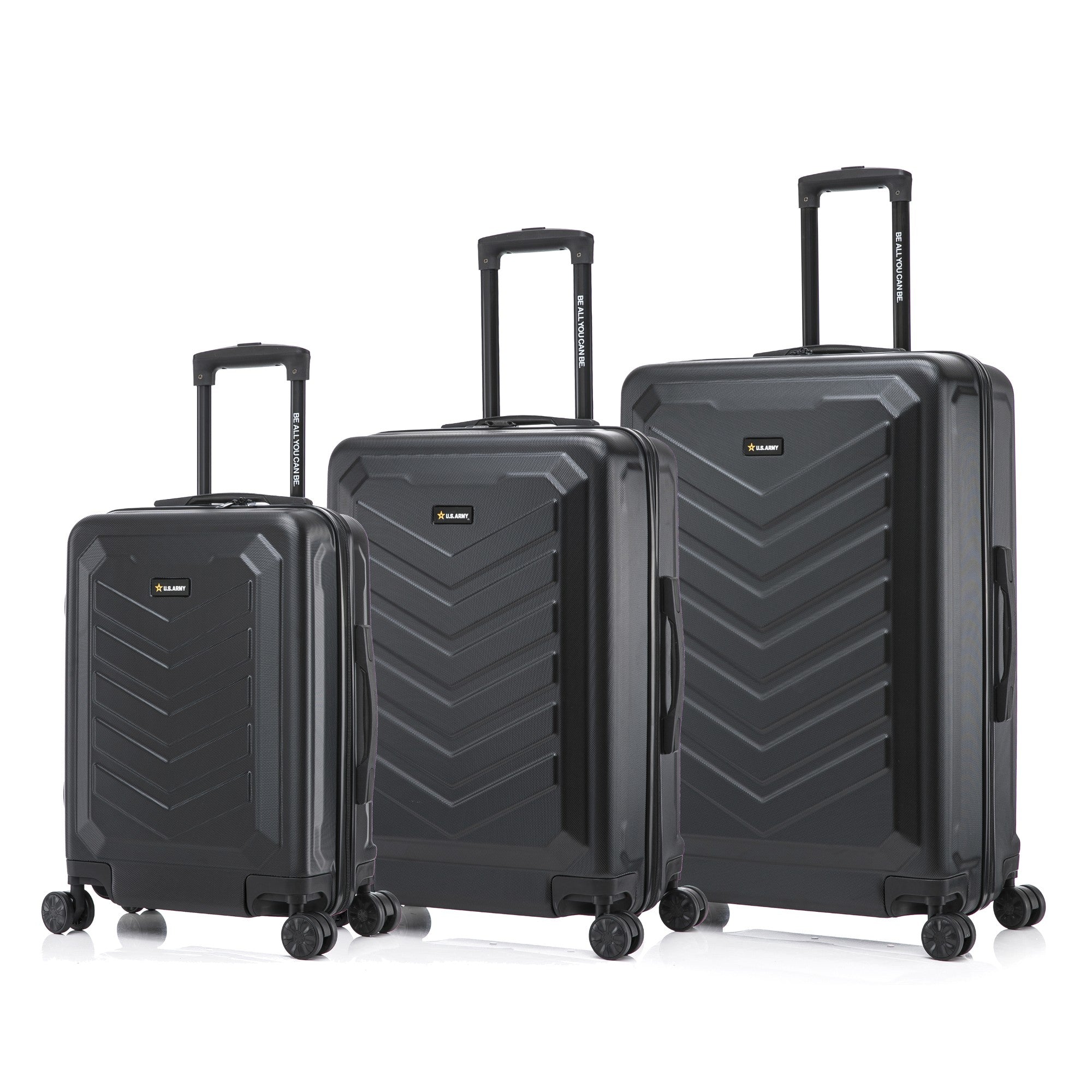 U.S. ARMY FOX 3-Piece Luggage Set 20”/24”/28” – Tactical Travel