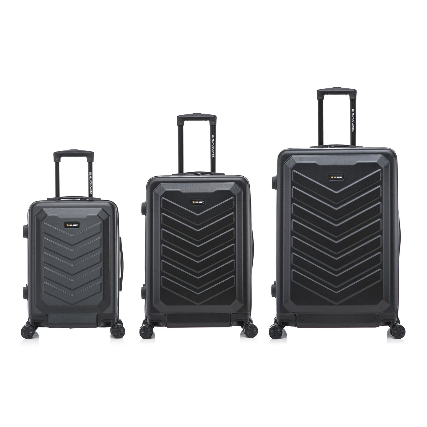 U.S. ARMY FOX 3-Piece Luggage Set 20”/24”/28”