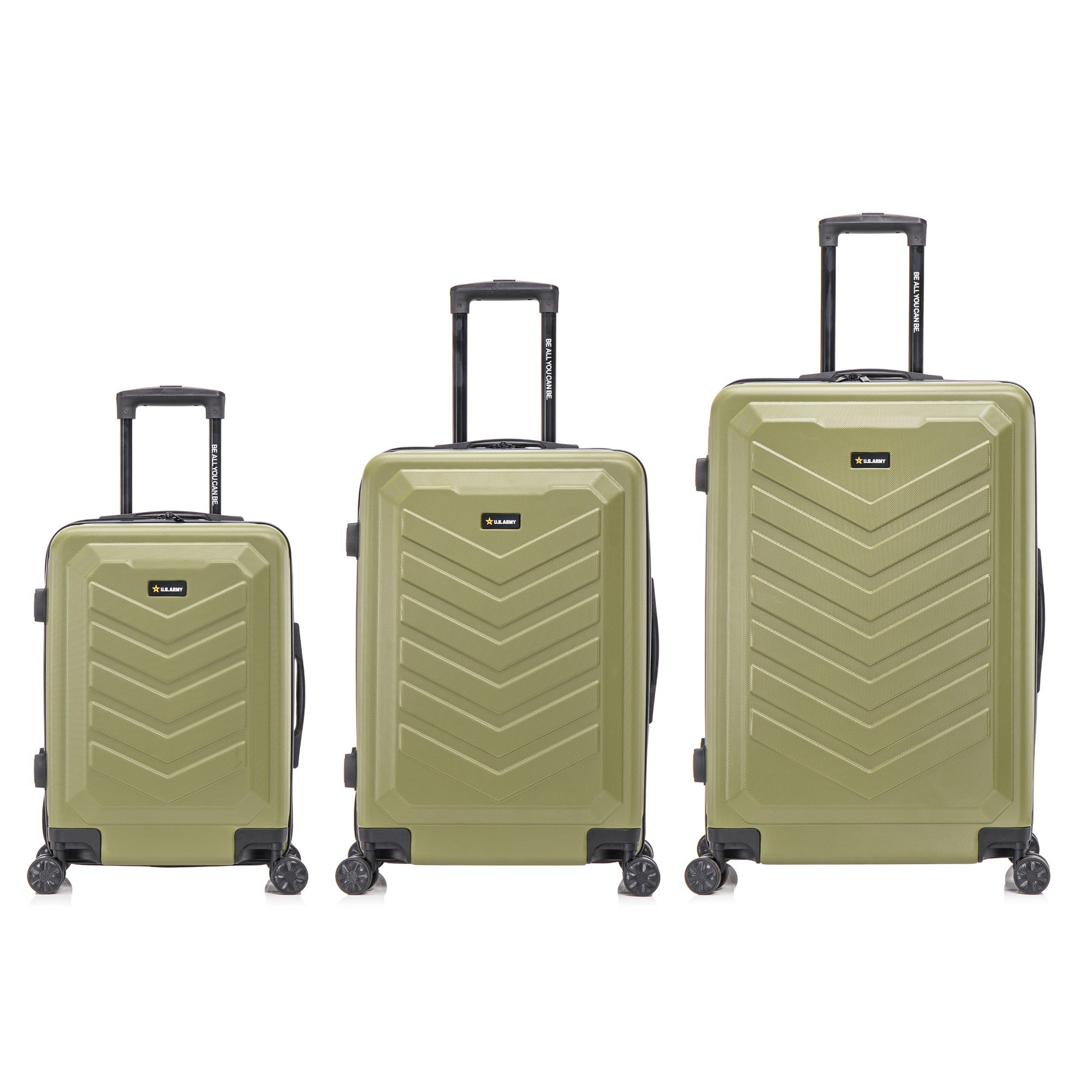 U.S. ARMY FOX 3-Piece Luggage Set 20”/24”/28” – Tactical Travel