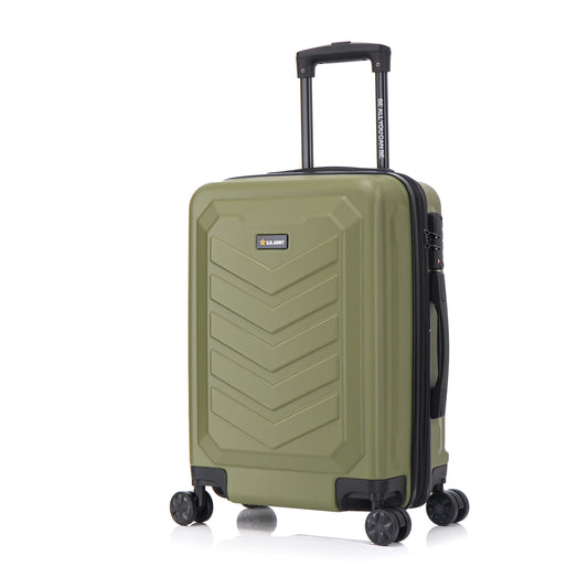 U.S. ARMY FOX PRO 20" Expandable Carry-On Suitcase with TSA Lock