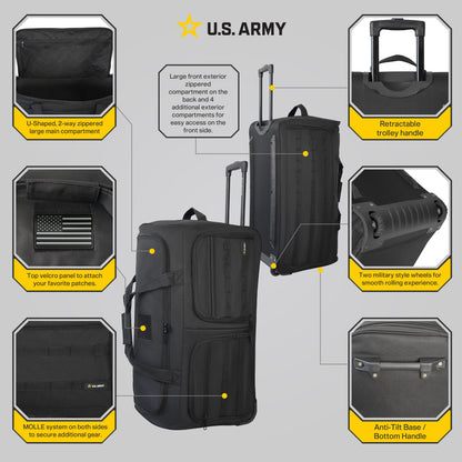 U.S. Army ROMEO 31-inch Tactical Rolling Duffel